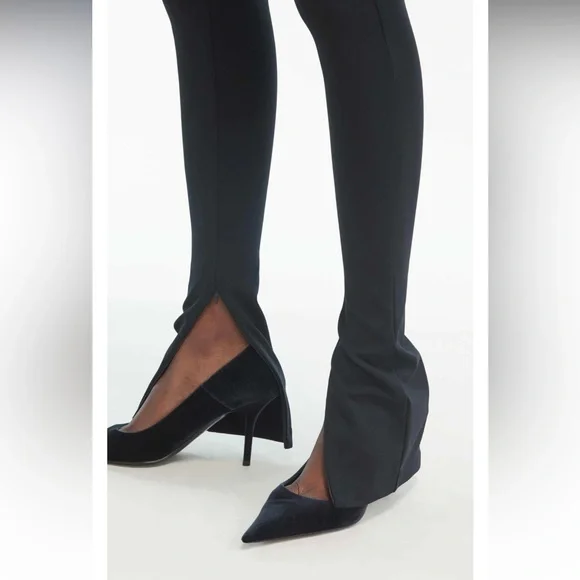 Wardrobe NYC Legging Side Zip Legging Black Size XL